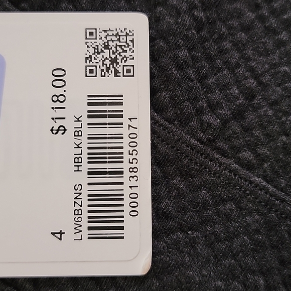 NWT Lululemon Pants Can You Feel the Pleat SHR Crop Women HBLK/BLK - Picture 9 of 11